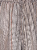 Alberta Ferretti Women Wide Leg Crystals Net Trousers
