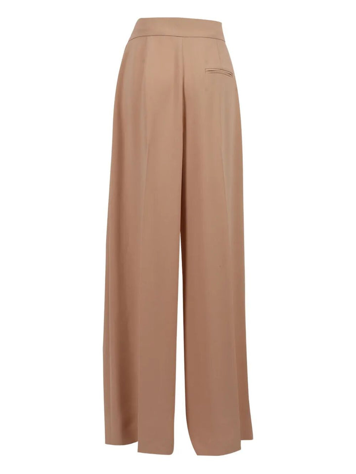 Alberta Ferretti Women Cady Stretch Wide Leg Trousers