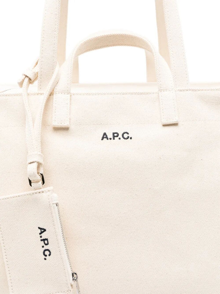 A.P.C. Women "Le Drummer Toile" Tote Bag
