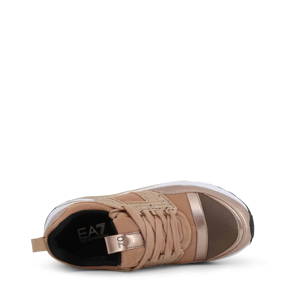 EA7 Run Cushion 9 Sneakers Gold