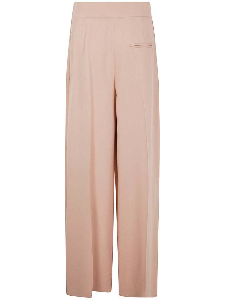 Alberta Ferretti Women Cady Stretch Wide Leg Trousers