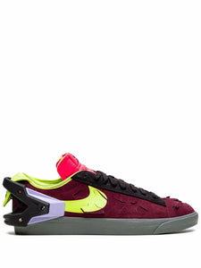 X Acronym Blazer Low Night Maroon Sneakers
