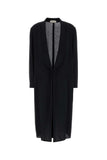 Alberta Ferretti Women Black Crepe Coat