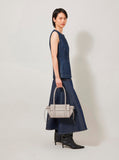 Mulberry Women 'Mini Bayswater' Beige Shoulder Bag With Laminated Logo In Leather Woman