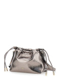A.P.C. Women Metallic Shoulder Bag With Logo Lettering On The Front And Drawstring Closure In Ecoleather Woman