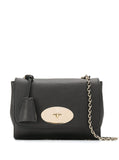 Mulberry Women 'Lilly' Black Shoulder Bag With Twist Lock Closure In Leather Woman