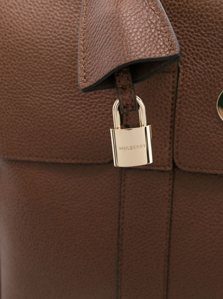 Mulberry Women Bayswater Brown Leather Handbag Mulberry Woman