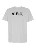 A.P.C. Women White Oversized T-Shirt With Apc Print In Cotton Woman