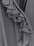Alberta Ferretti Women Crepe Shirt With Rouches