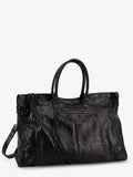 Balenciaga Men Le City Leather Travel Bag