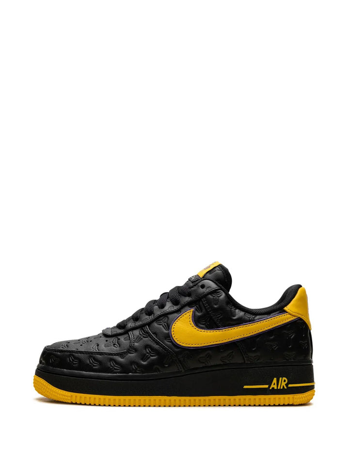 X Kobe Bryant Air Force 1 Lakers Away - Black/Varsity Maize/Varsity Purple Sneakers