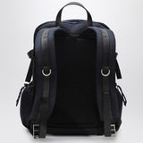 Prada Blue Re-Nylon And Leather Speedrock Backpack Men