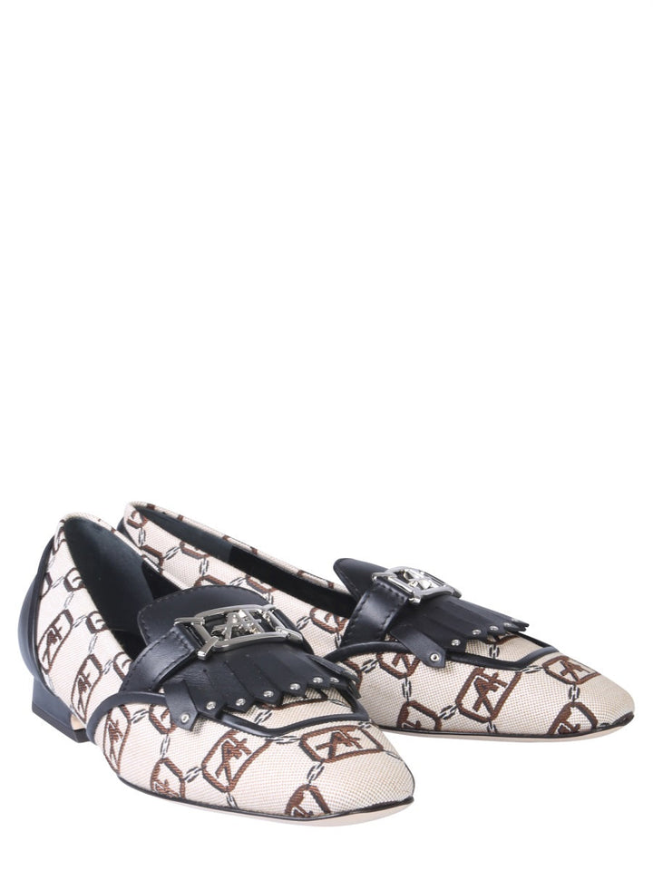 Alberta Ferretti Women Logo Moccasin