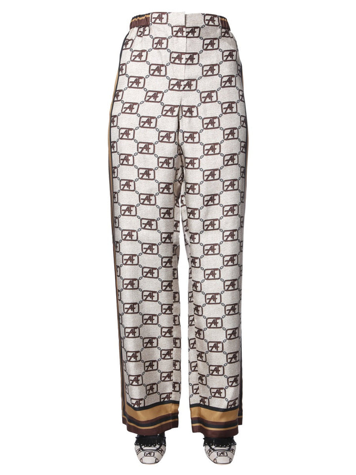 Alberta Ferretti Women Story Logo Pants