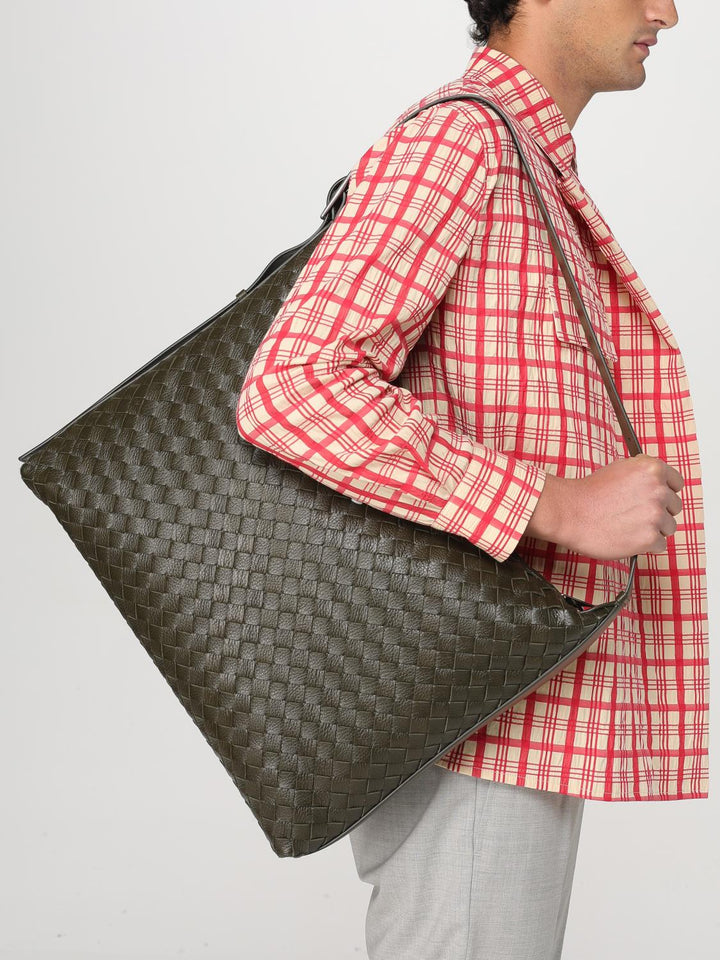 Bottega Veneta Shoulder Bag Men Military
