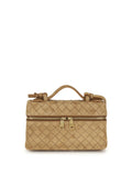 Bottega Veneta Women Suede Vanity Case Shoulder Bag