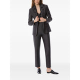 Alberta Ferretti Grey Trousers - Tailored Trousers Women