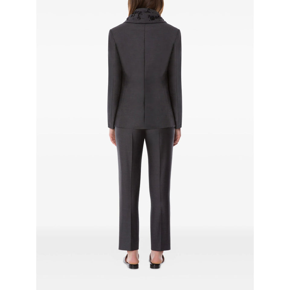 Alberta Ferretti Grey Trousers - Tailored Trousers Women