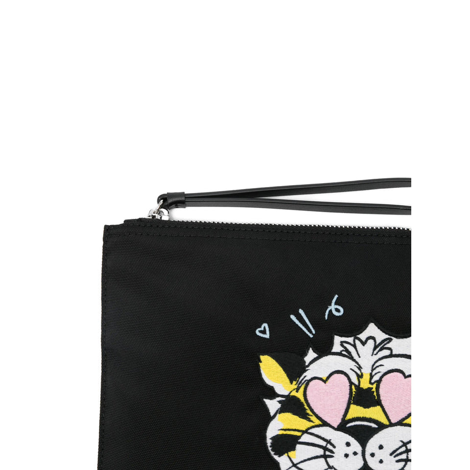 Kenzo Black Clutch Bags Men