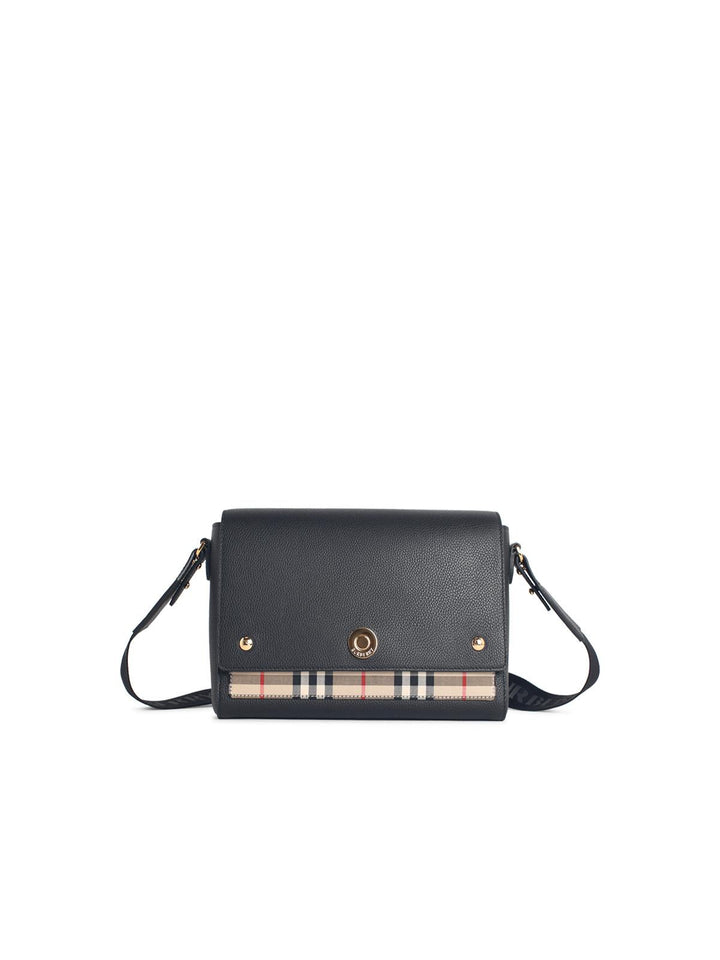 Burberry Medium 'Note' Black Leather Bag Women