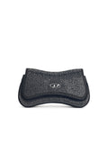 Diesel 'Play' Black Glitter Fabric Clutch Women
