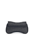 Diesel 'Play' Black Glitter Fabric Clutch Women