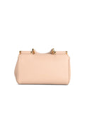 Dolce & Gabbana Small 'Sicily' Leather Handbag Nude Women