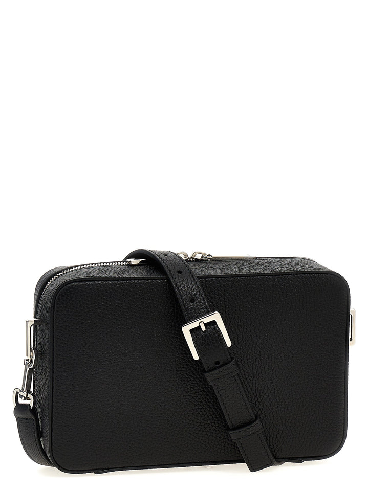 Gucci Men Logo Leather Shoulder Strap