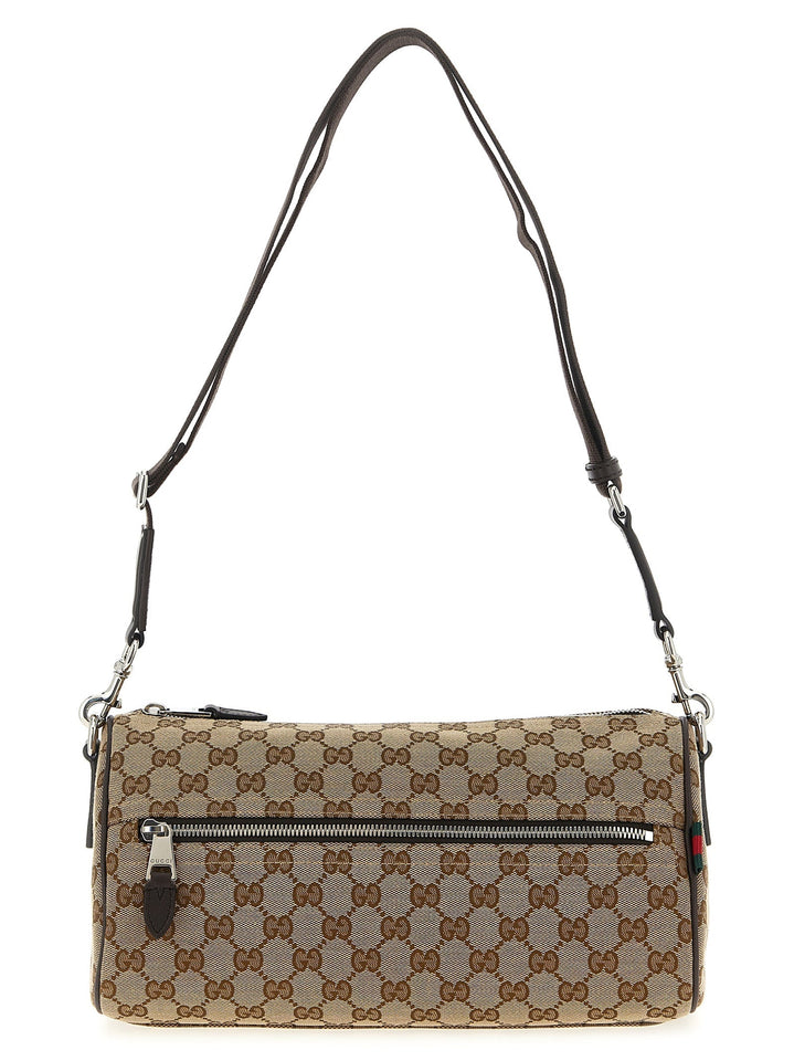Gucci Men Small Gg Cylindrical Shoulder Strap