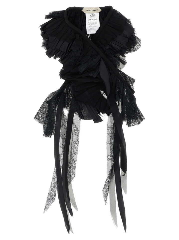 Alberta Ferretti Women Georgette Collar