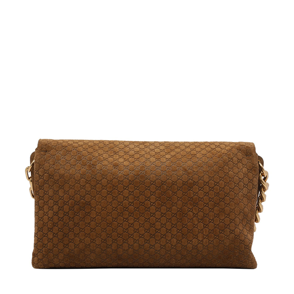 Gucci Women Big Gg Crossing Chain Shoulder Bag