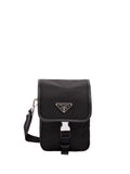 Prada Men Re-Nylon And Saffiano Leather Shoulder Bag