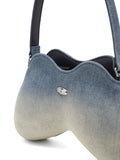 Diesel Women Double-D Denim Shoulder Bag