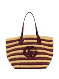 Gucci Women Gucci Summer Rafia Tote Bag