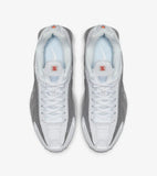 Nike Shox R4 White and Metallic Silver