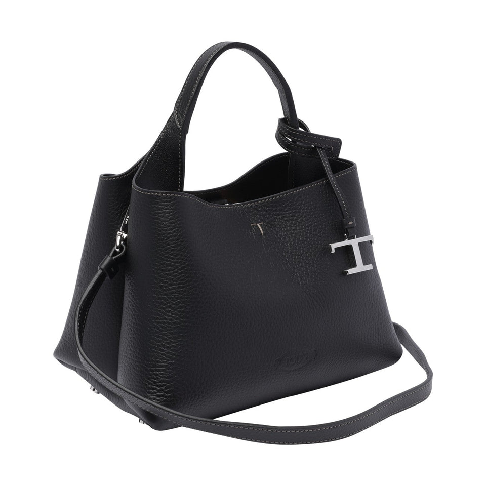 Tod's Women Micro Leather Handbag With T Timeless Charm