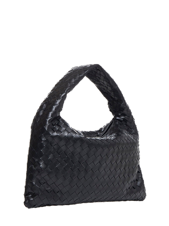 Bottega Veneta Women Tote Bag In Leather With Intrecciato Hop Motif