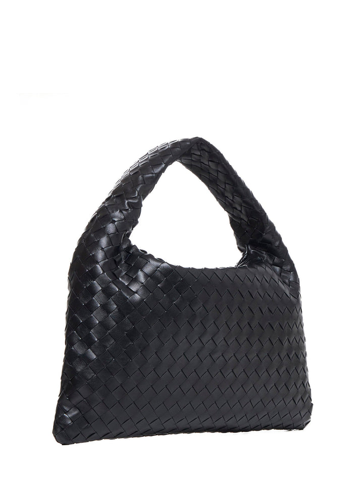 Bottega Veneta Women Tote Bag In Leather With Intrecciato Hop Motif