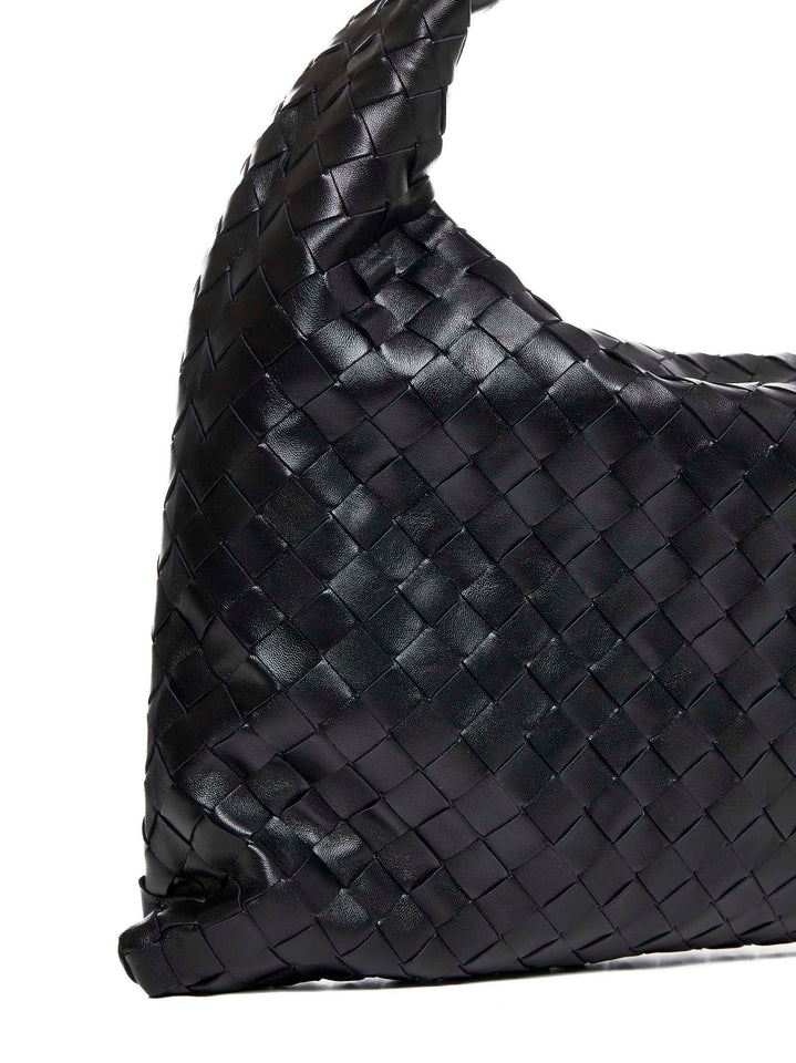Bottega Veneta Women Tote Bag In Leather With Intrecciato Hop Motif