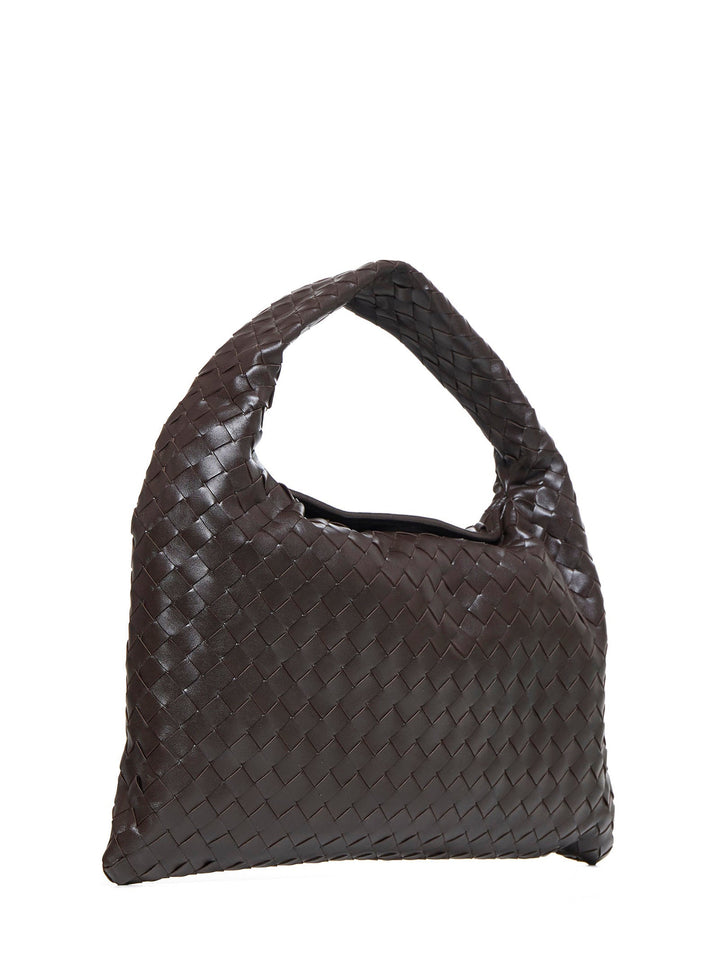 Bottega Veneta Women Tote Bag In Leather With Intrecciato Hop Motif