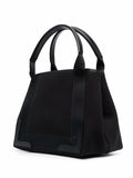 Balenciaga Women Navy Cabas Small Canvas Tote Bag