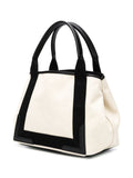 Balenciaga Women Navy Cabas Small Canvas Tote Bag