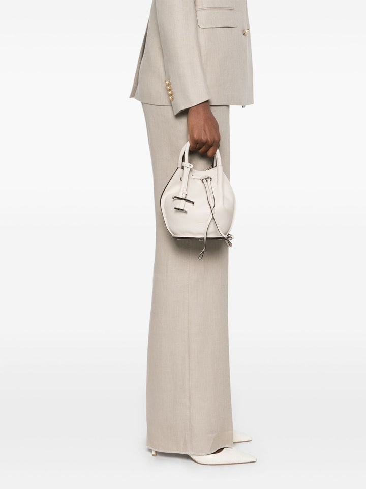 Tod's Women Mini Leather Bucket Bag